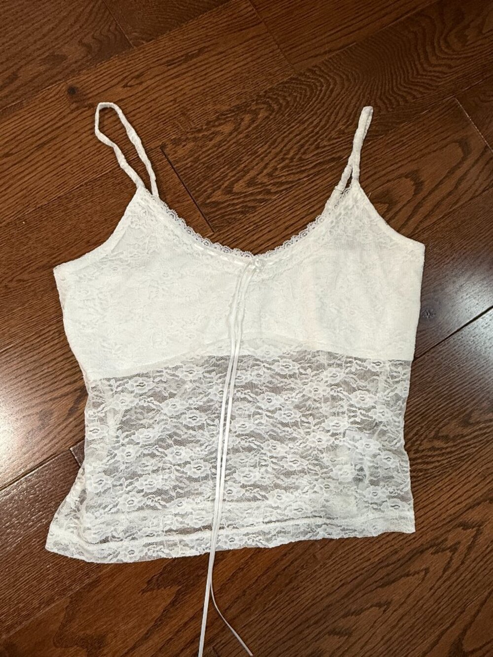 Urban Revivo White Lace Top